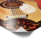 Nashville, Tennessee Guitar vintage poster (Hoek)
