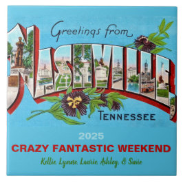 Nashville Tennessee Herinnering Tegeltje