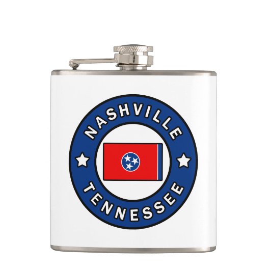 Nashville Tennessee Heupfles (Voorkant)