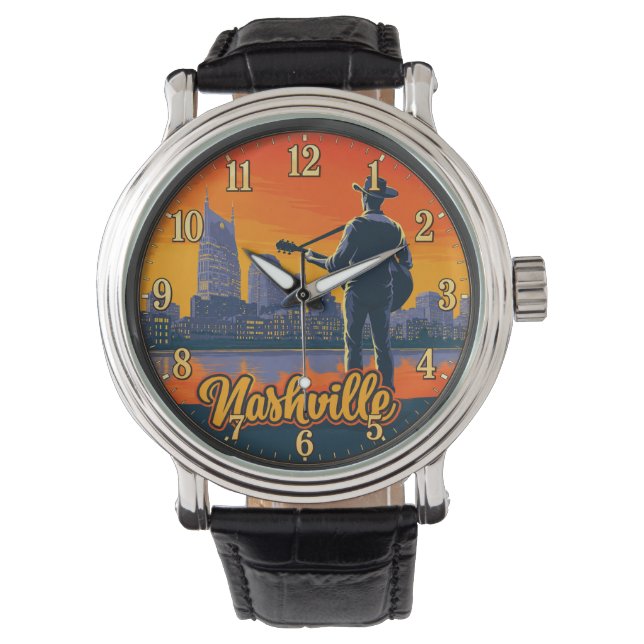 Nashville Tennessee  Horloge (Voorkant)