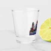 Nashville, Tennessee in graffiti Shot Glass Glas (Links)