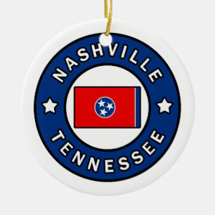 Nashville Tennessee Keramisch Ornament