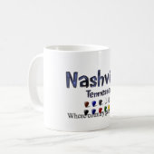 Nashville Tennessee Koffiemok (Voorkant links)