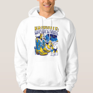 Nashville Tennessee Laarzen Beats en Beagles Hoodie