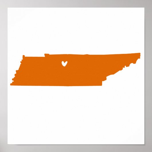 Nashville, Tennessee Love Poster (Voorkant)