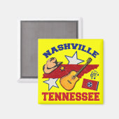 Nashville, Tennessee Magneet (Voorkant / Achterkant)