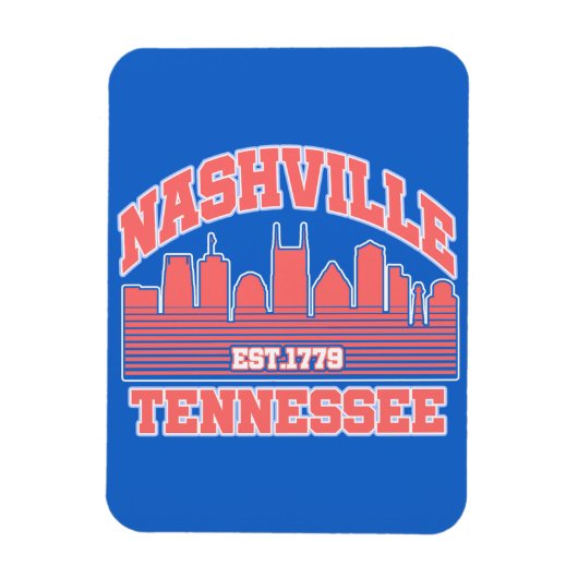 Nashville,Tennessee Magneet (Verticaal)