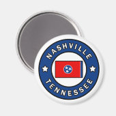 Nashville Tennessee Magneet (Voorkant / Achterkant)