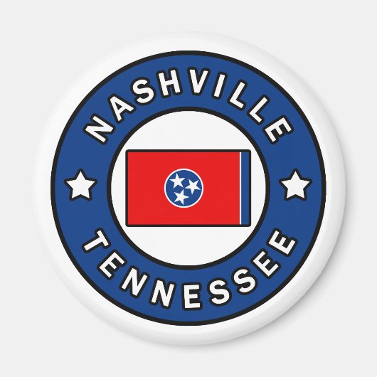 Nashville Tennessee Magneet (Voorkant)