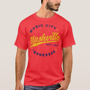  Nashville Tennessee Music City Retro USA 1 T-shirt