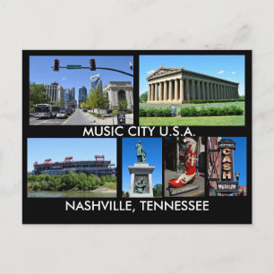 Nashville Tennessee Music City USA Briefkaart