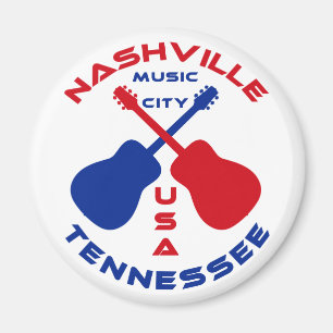 Nashville, Tennessee Music City USA Magneet