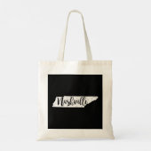 Nashville Tennessee Native Pride Home State Gift Tote Bag (Achterkant)