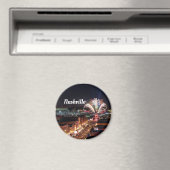 Nashville Tennessee Nightlife Foto Magneet (Insitu (Vaatwasser))