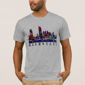 Nashville, Tennessee op graffiti T-shirt (Voorkant)