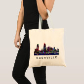 Nashville, Tennessee op graffiti Tote Bag (Voorkant (product))