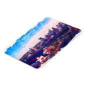 Nashville Tennessee Panorama Uitzicht Magneet (Linkerzijde)