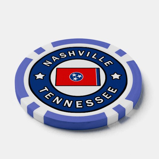 Nashville Tennessee Poker Chips (Enkel)