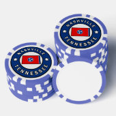 Nashville Tennessee Poker Chips (Opstapeling)