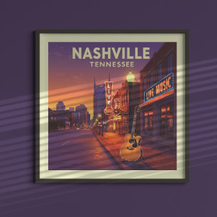  Nashville, Tennessee Poster