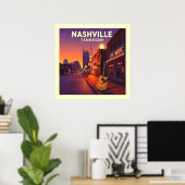 Nashville, Tennessee Poster (Thuiskantoor)