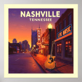 Nashville, Tennessee Poster (Voorkant)
