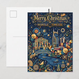 Nashville, Tennessee, Prettig kerstfeest Briefkaart