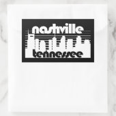 Nashville Tennessee Rechthoekige Sticker (Tas)