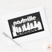 Nashville Tennessee Rechthoekige Sticker (Envelop)
