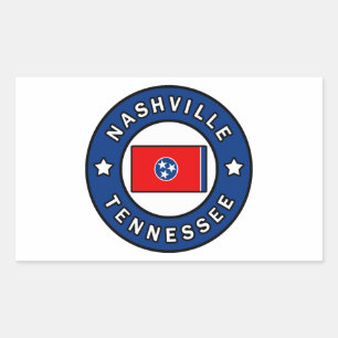 Nashville Tennessee Rechthoekige Sticker