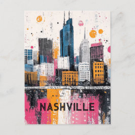 Nashville Tennessee Reizen Briefkaart