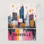 Nashville Tennessee Reizen Briefkaart (Voorkant)