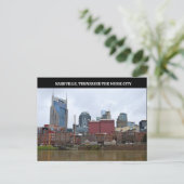 Nashville, Tennessee Riverfront Briefkaart (Staand voorkant)