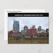 Nashville, Tennessee Riverfront Briefkaart (Voorkant / Achterkant)