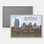 Nashville Tennessee Riverfront Magneet (Voorkant / Achterkant)