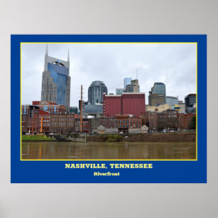 Nashville, Tennessee Riverfront Poster