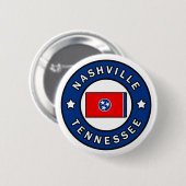 Nashville Tennessee Ronde Button 5,7 Cm (Voorkant /achterkant)