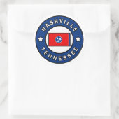 Nashville Tennessee Ronde Sticker (Tas)