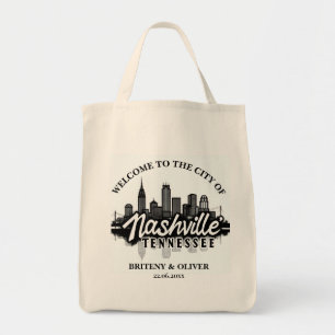 Nashville Tennessee Sfeervolle bestemming Bruiloft Tote Bag