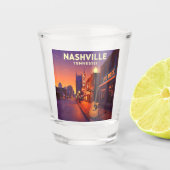 Nashville, Tennessee Shot Glas (Voorkant)