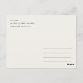 Nashville Tennessee Silhouette Watercolor Reis Briefkaart (Achterkant)