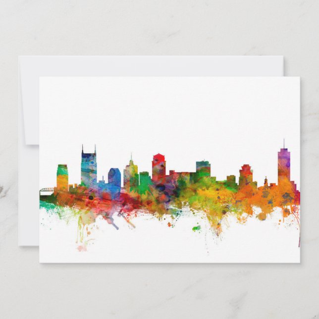 Nashville Tennessee Skyline (Voorkant)