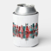 Nashville Tennessee Skyline Blikjeskoeler (Blikje Voorkant)