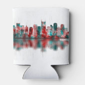 Nashville Tennessee Skyline Blikjeskoeler (Achterkant)