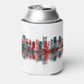 Nashville Tennessee Skyline Blikjeskoeler (Blikje Achterkant)