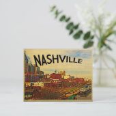 Nashville Tennessee Skyline Briefkaart (Staand voorkant)
