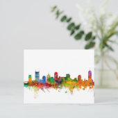 Nashville Tennessee Skyline Briefkaart (Staand voorkant)