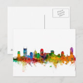 Nashville Tennessee Skyline Briefkaart (Voorkant / Achterkant)