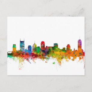 Nashville Tennessee Skyline Briefkaart