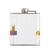 NASHVILLE, TENNESSEE SKYLINE - Drink Heupfles (Achterkant)